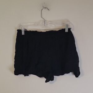 Urban Outfitters Black Elastic Waist Shorts